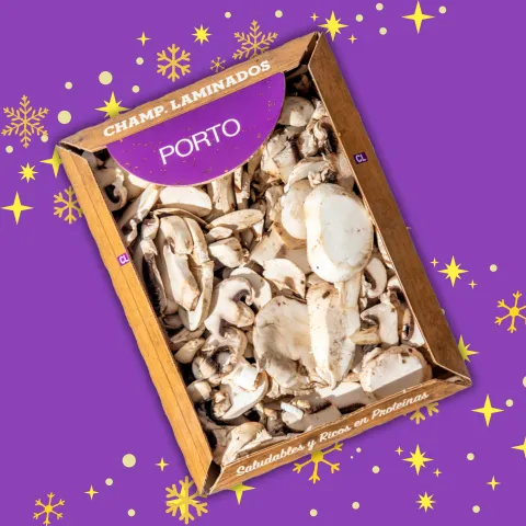 Bandeja De Champis Laminados 500grs