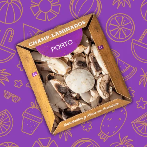 Bandeja De Champiñones Laminados Por 200grs