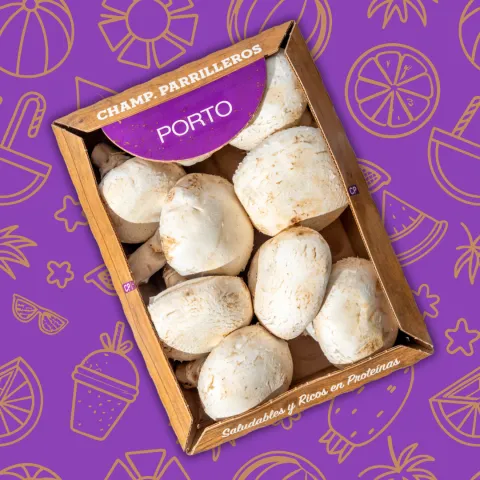 Bandeja De Champis Parrilleros Por 500grs