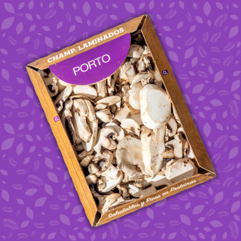 Bandeja De Champis Laminados 500grs