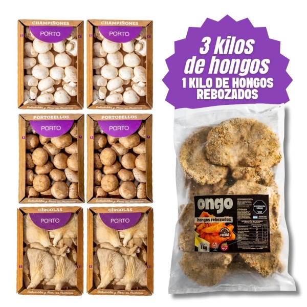 Champi + Porto + Girgolas + Hongos Rebozados