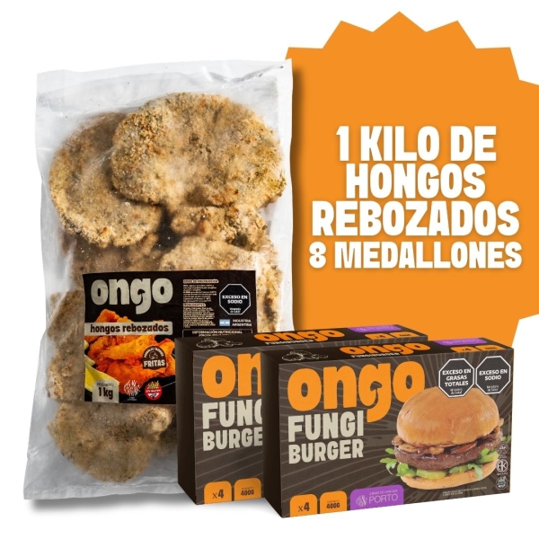 Hongos Rebozados + 8 Medallones Ongo