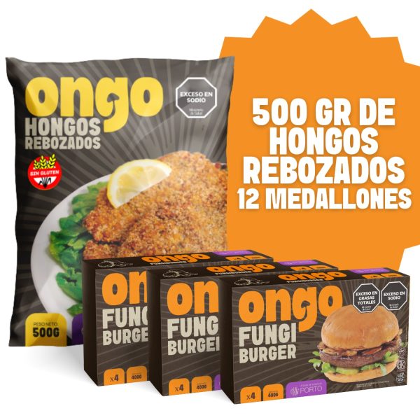 500 Gr De Milanesas De Gírgolas + 12 Medallones De Hongos
