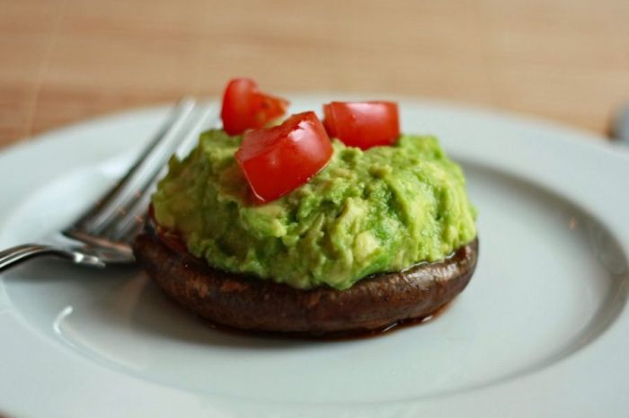 Guacamole con Portobellos