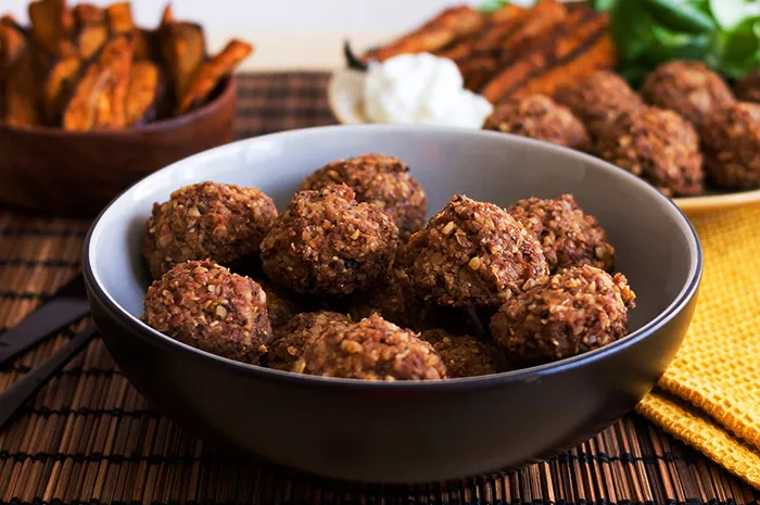 Albóndigas Vegetarianas De Champiñones