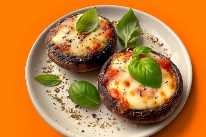 Portobellos Parrilleros a la Pizza: Receta Fácil y Saludable para Fanáticos de la Pizza