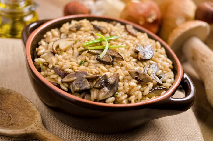 ¡risotto Cremoso De Hongos Porto!